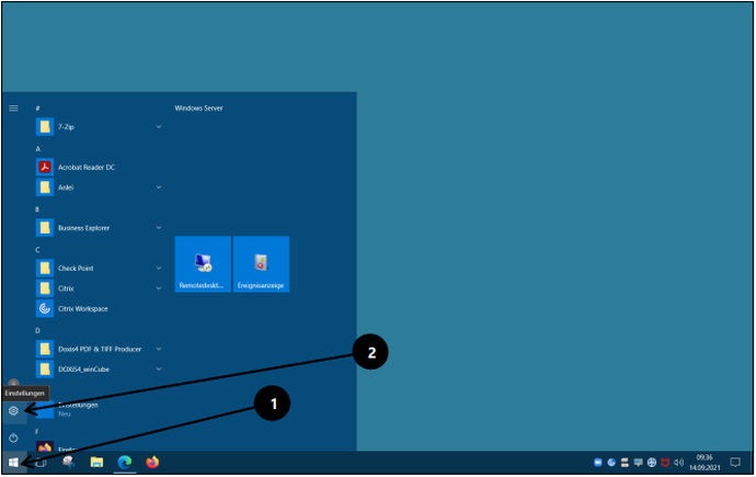 Screenshot vom Desktop